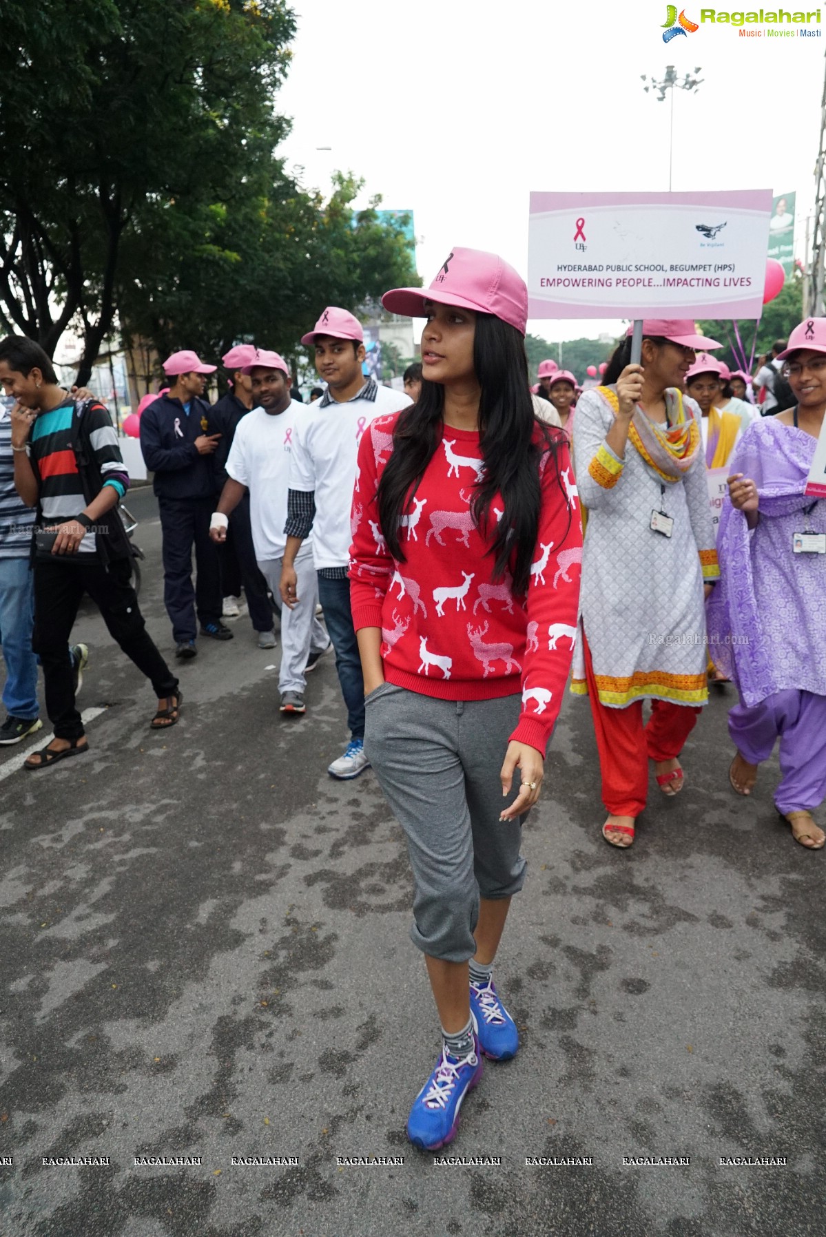 Walk The Talk - Pink Ribbon Walk 2015 at KBR Park, Hyderabad