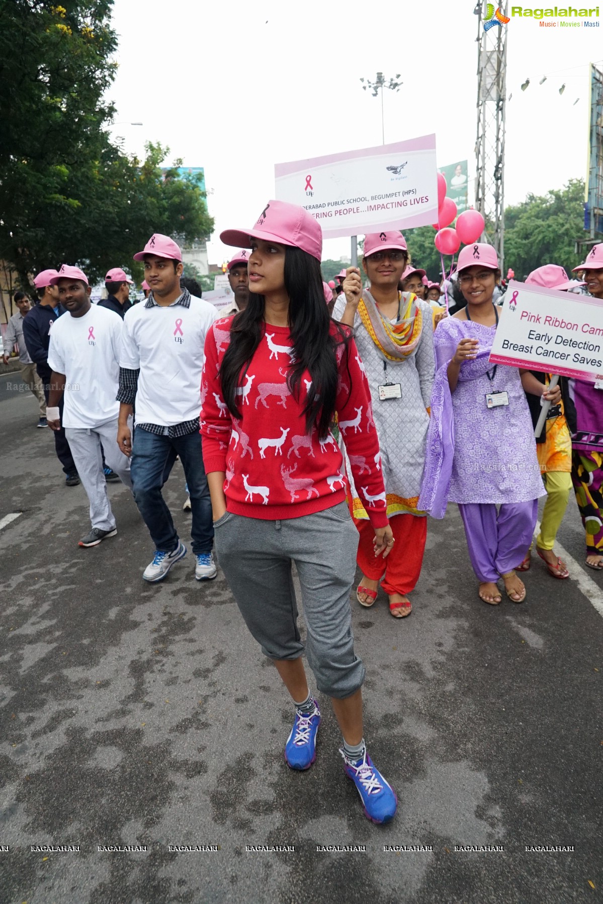 Walk The Talk - Pink Ribbon Walk 2015 at KBR Park, Hyderabad