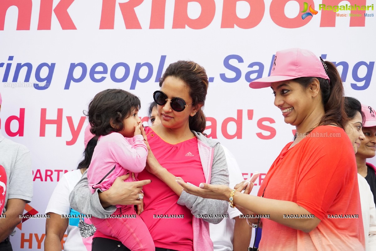 Walk The Talk - Pink Ribbon Walk 2015 at KBR Park, Hyderabad