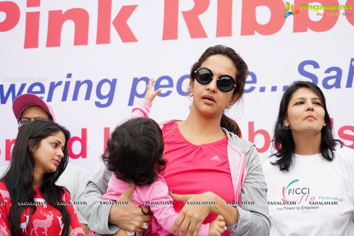 Walk The Talk - Pink Ribbon Walk 2015 at KBR Park, Hyderabad