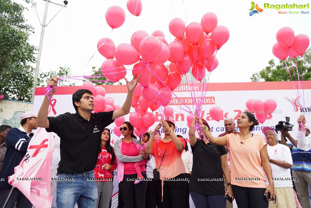 Walk The Talk - Pink Ribbon Walk 2015 at KBR Park, Hyderabad