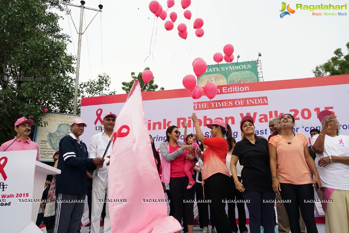 Walk The Talk - Pink Ribbon Walk 2015 at KBR Park, Hyderabad