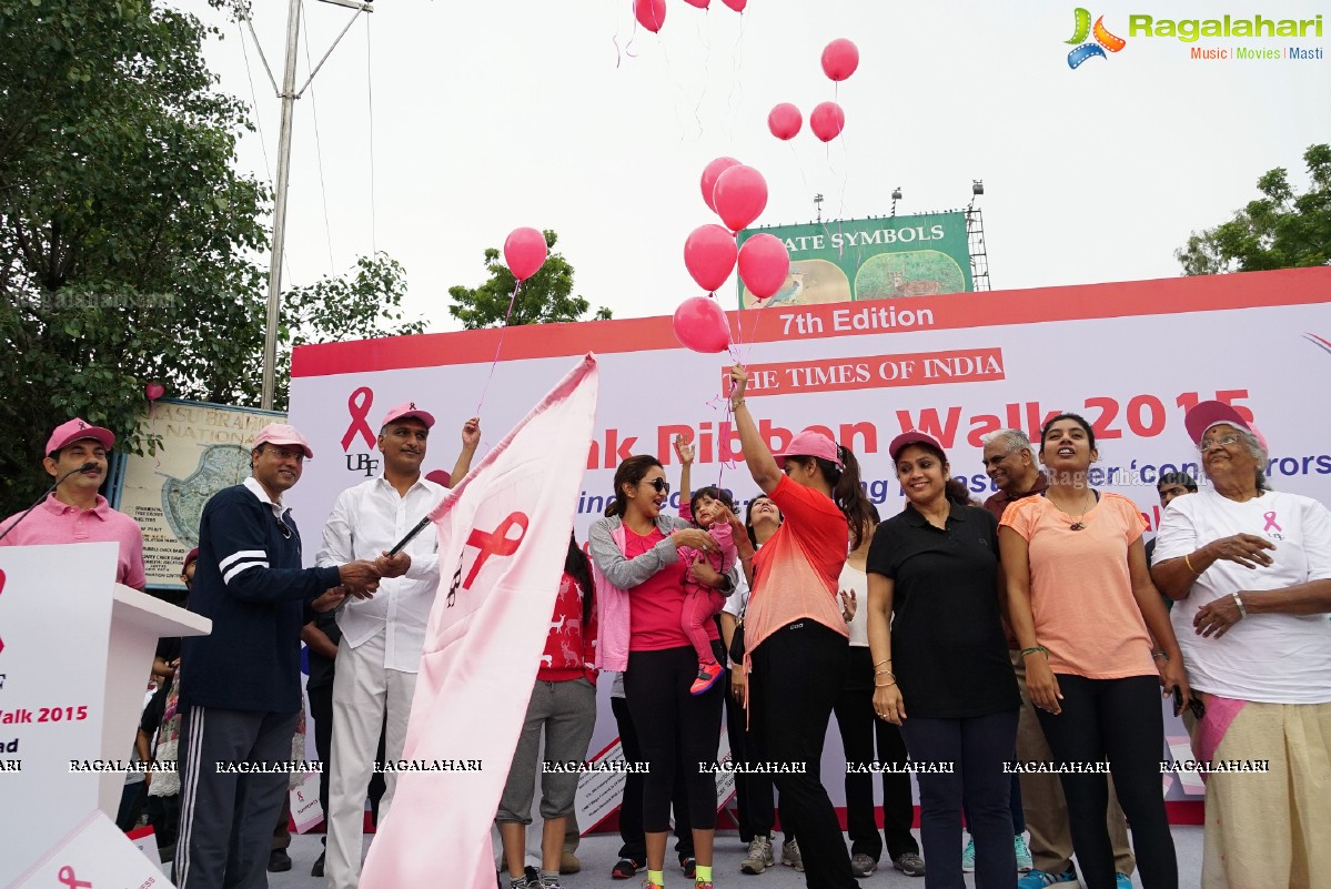 Walk The Talk - Pink Ribbon Walk 2015 at KBR Park, Hyderabad