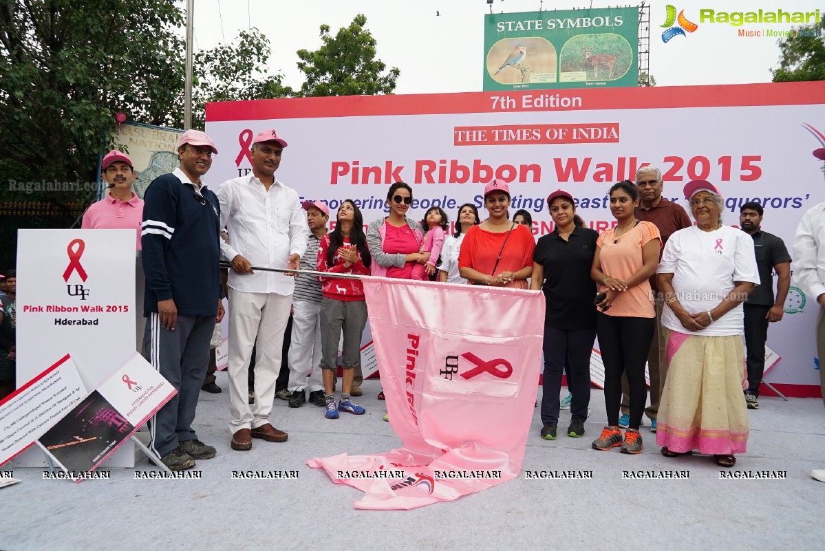 Walk The Talk - Pink Ribbon Walk 2015 at KBR Park, Hyderabad