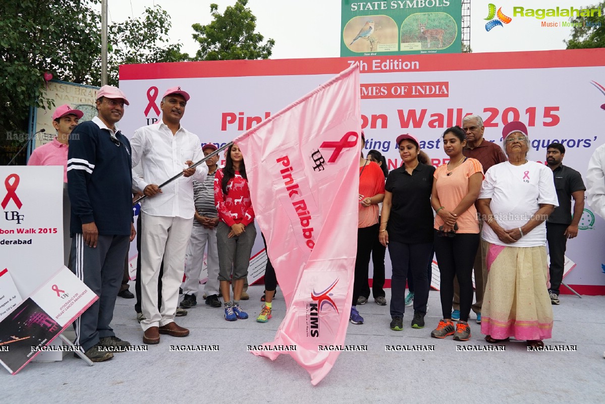 Walk The Talk - Pink Ribbon Walk 2015 at KBR Park, Hyderabad