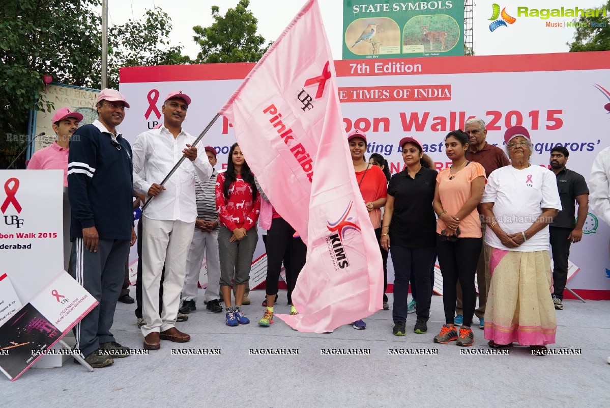 Walk The Talk - Pink Ribbon Walk 2015 at KBR Park, Hyderabad