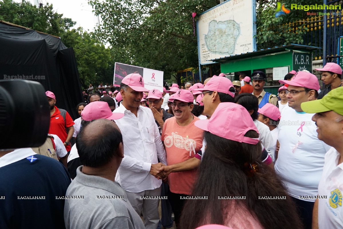 Walk The Talk - Pink Ribbon Walk 2015 at KBR Park, Hyderabad