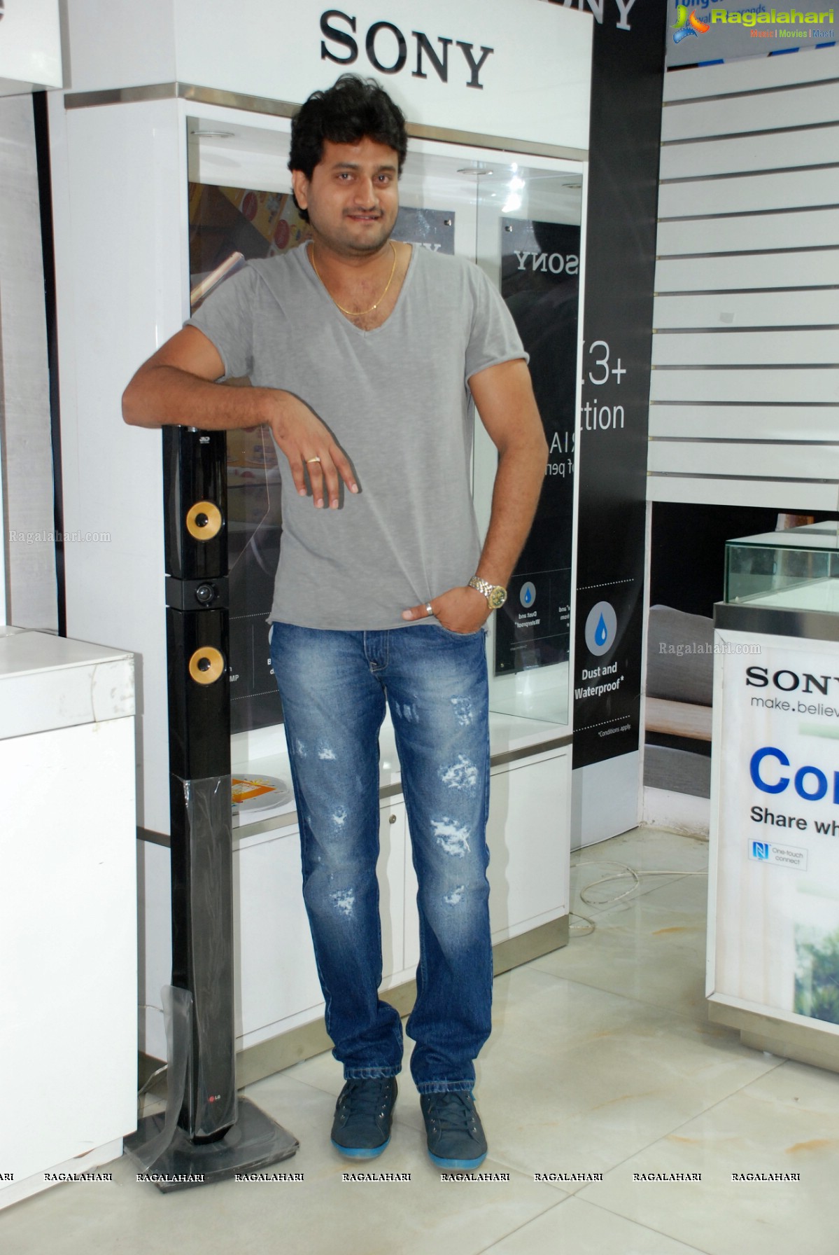 Yes Mart Ad Launch and Showroom Visit by Nikhil Siddharth and Director Srivas, Hyderabad