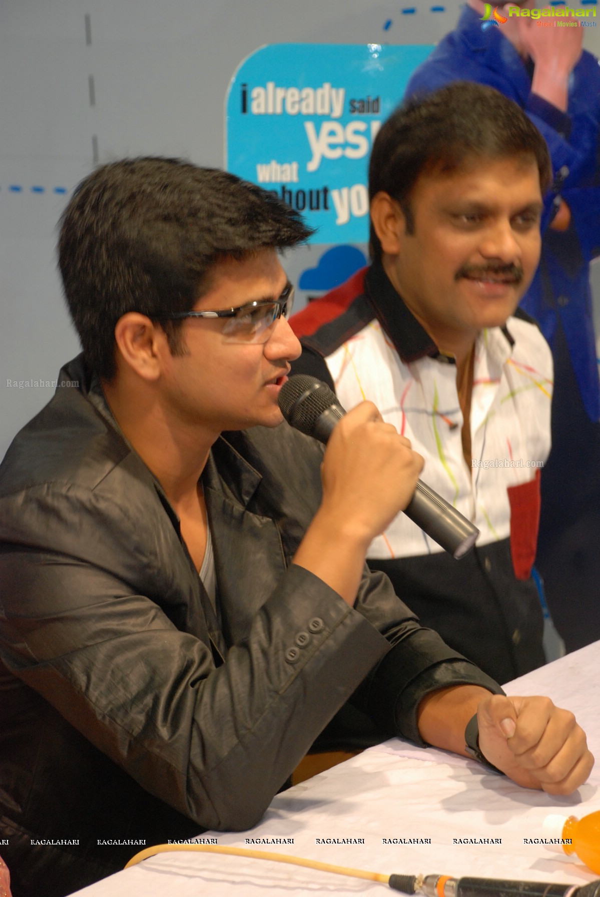 Yes Mart Ad Launch and Showroom Visit by Nikhil Siddharth and Director Srivas, Hyderabad