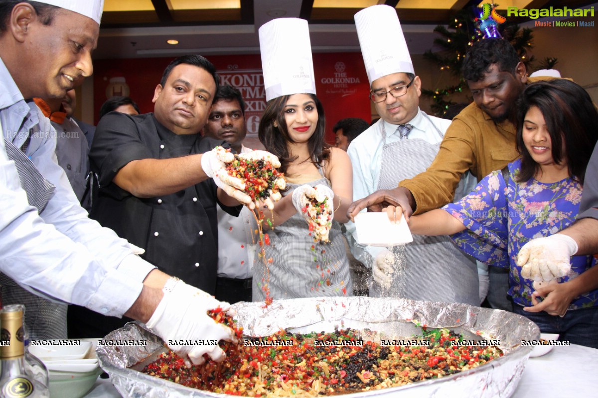 The Golkonda Hotel Cake Mixing Ceremony 2016 at Banjara Hills, Hyderabad