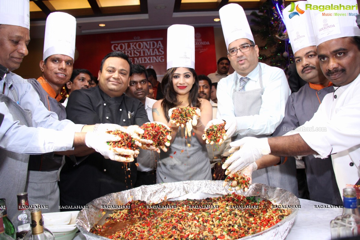 The Golkonda Hotel Cake Mixing Ceremony 2016 at Banjara Hills, Hyderabad