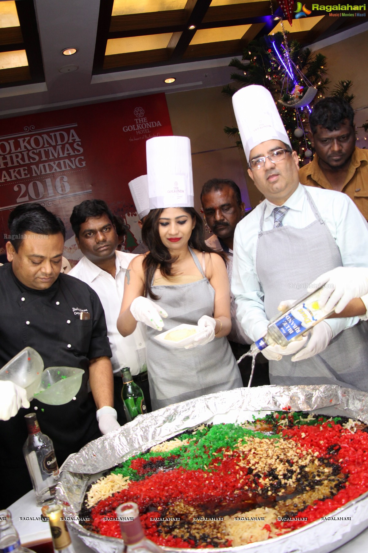 The Golkonda Hotel Cake Mixing Ceremony 2016 at Banjara Hills, Hyderabad