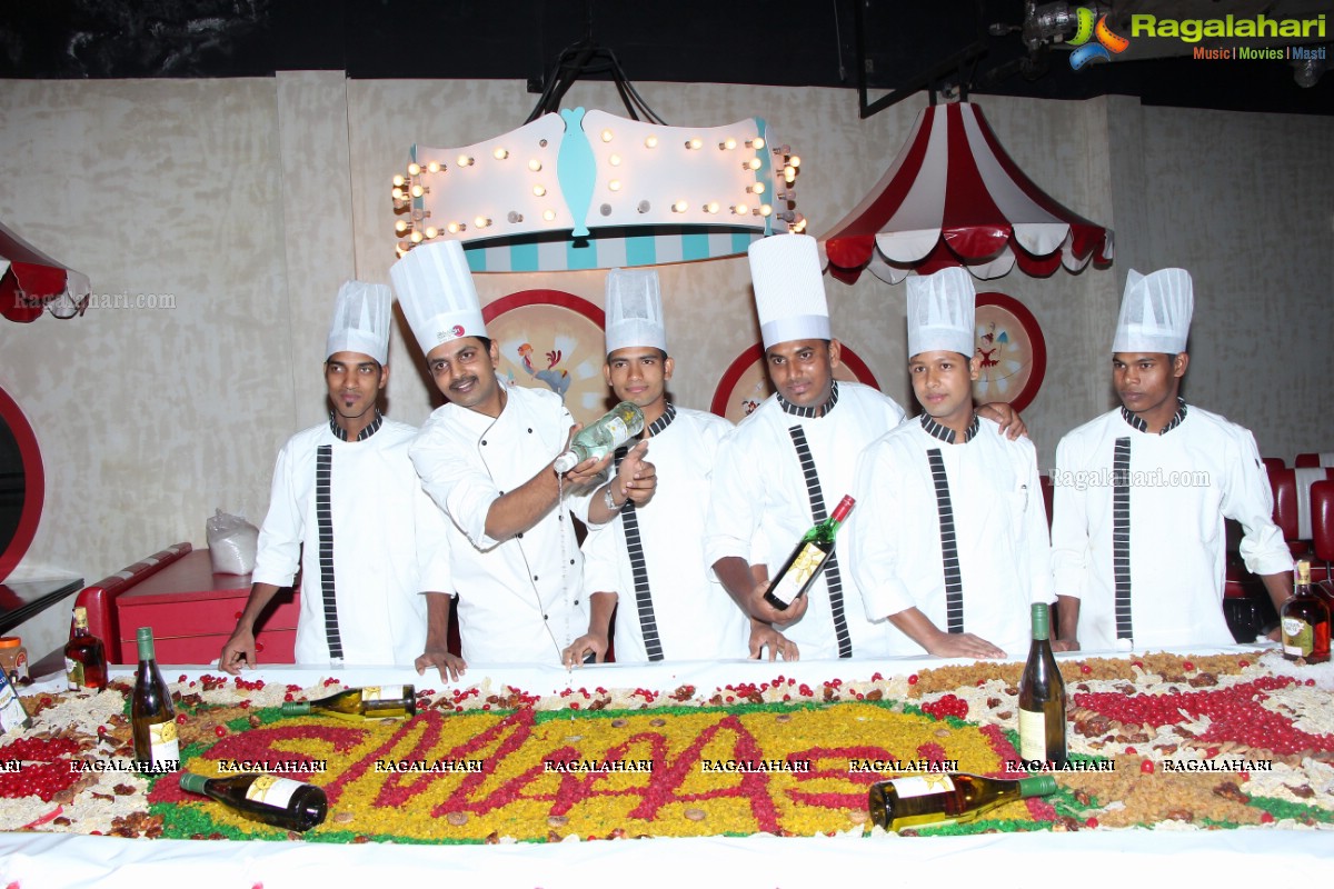 Cake Mixing Ceremony 2016 at SMAAASH, Inorbit Mall, Hyderabad