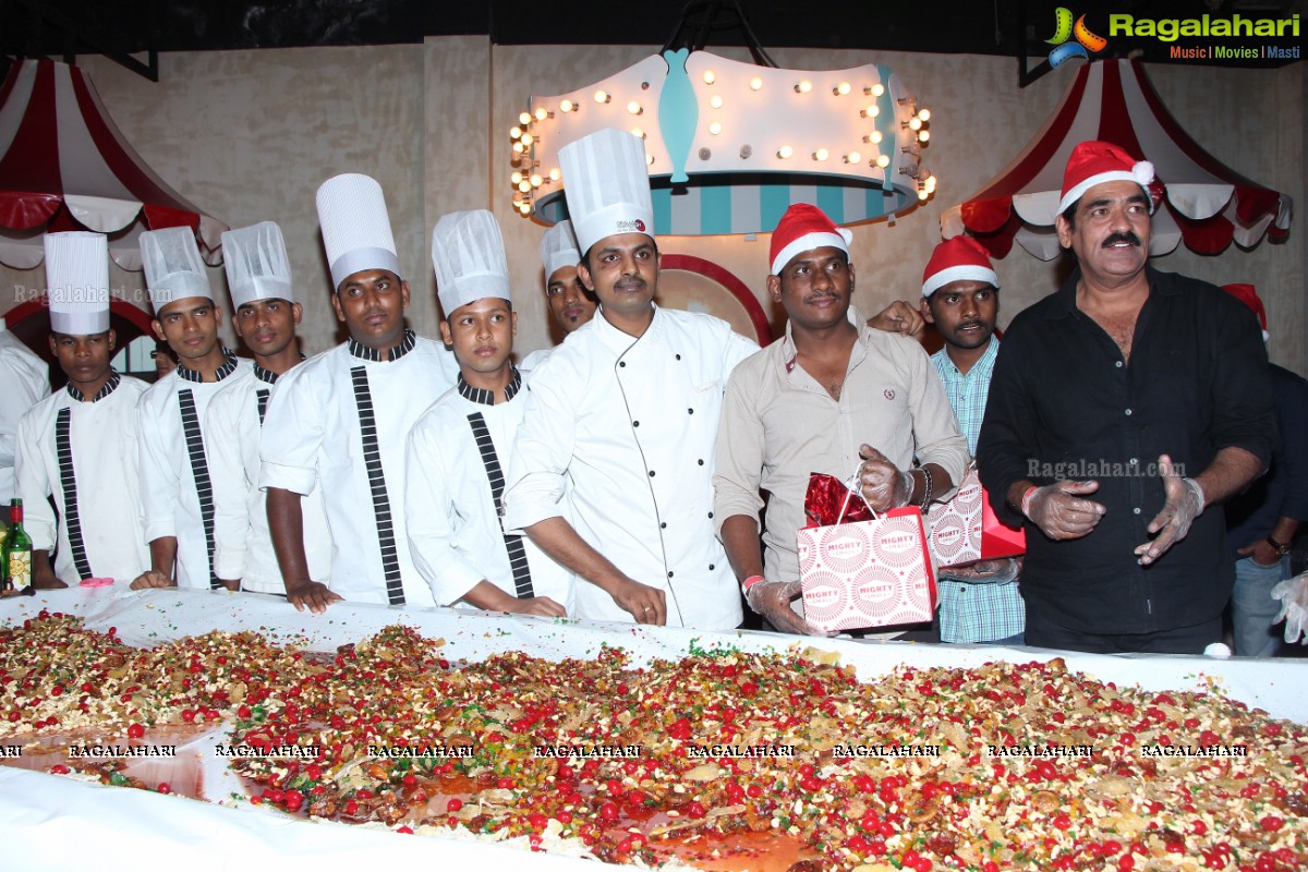 Cake Mixing Ceremony 2016 at SMAAASH, Inorbit Mall, Hyderabad