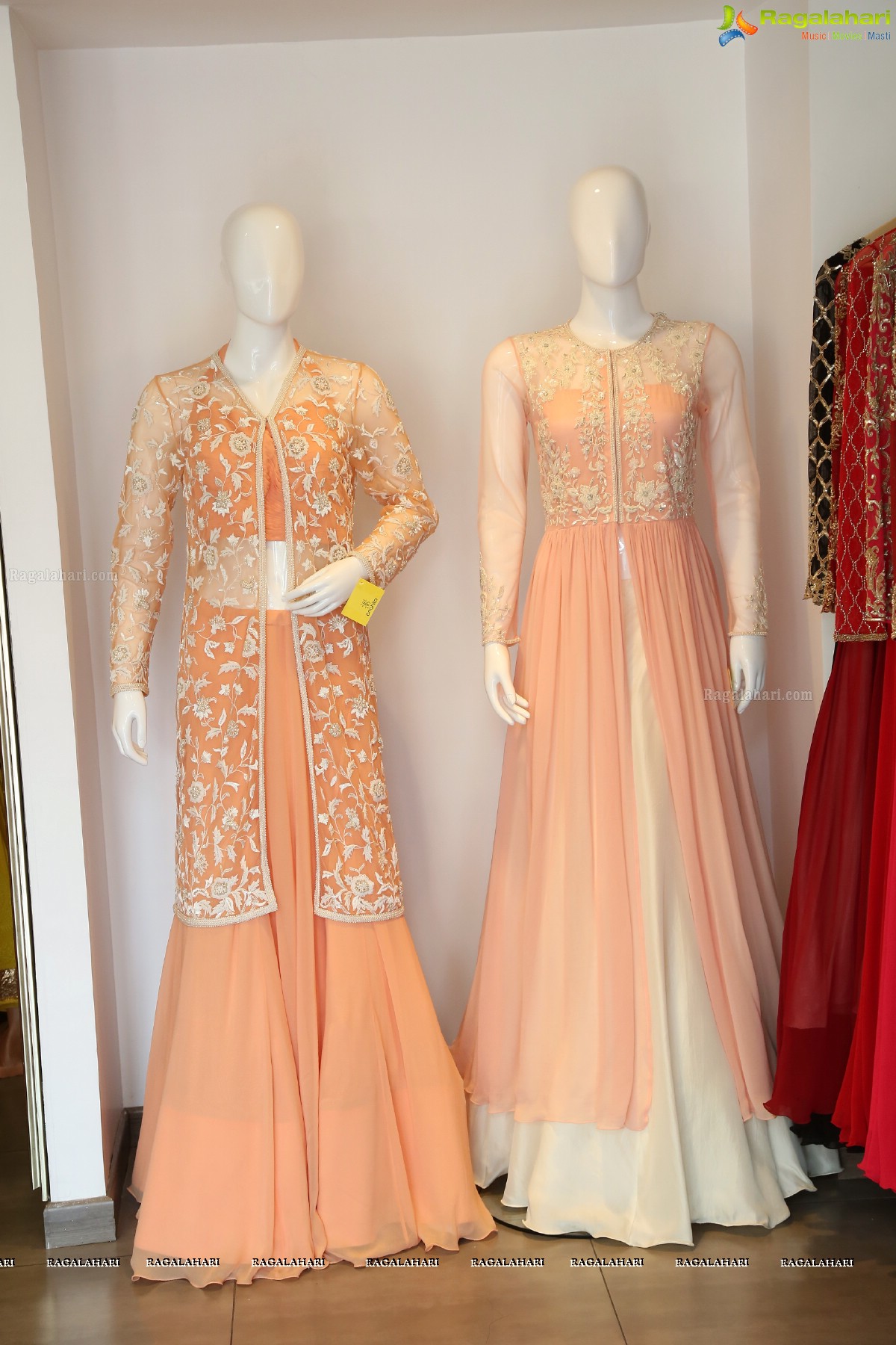 Launch of The Iridescent Bridal Collection by Designers Nimrit and Jyoti Gill at Anahita