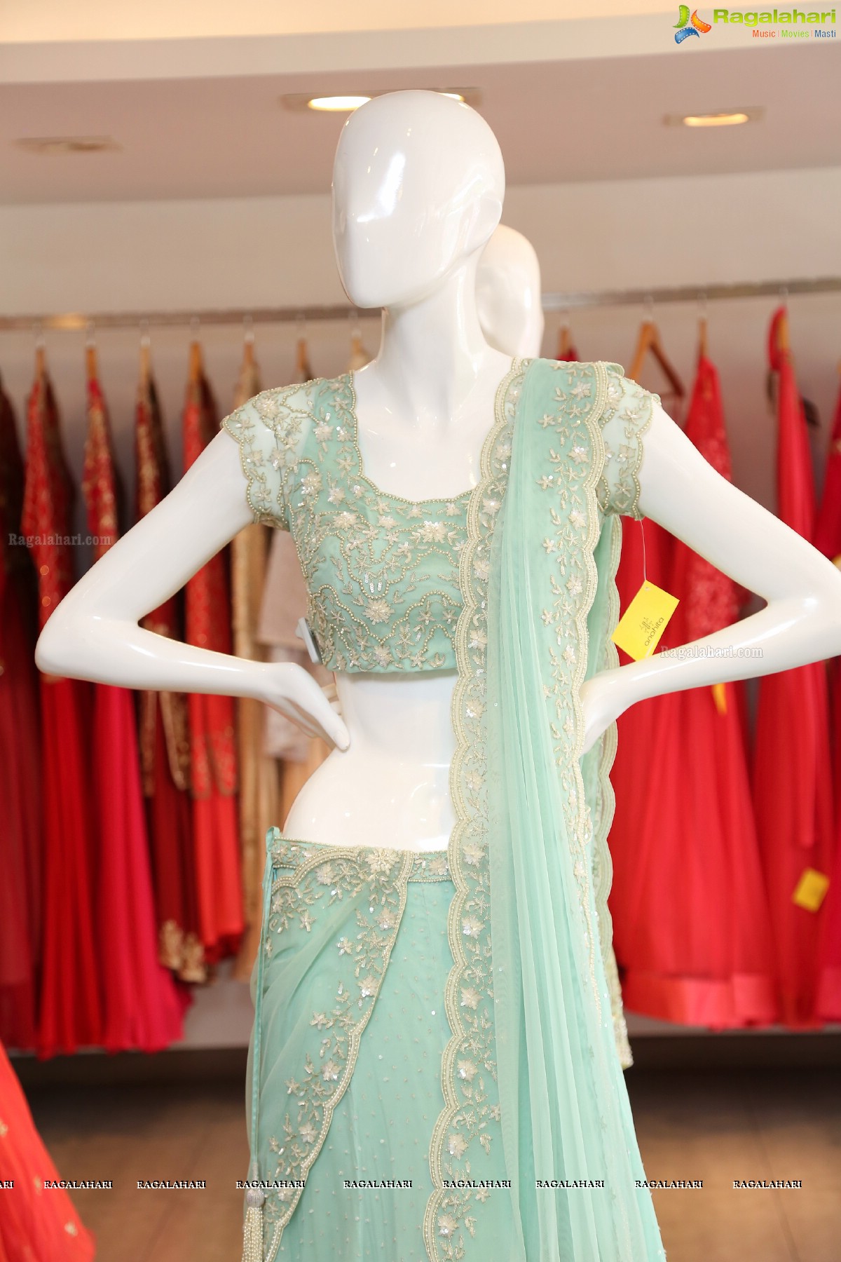 Launch of The Iridescent Bridal Collection by Designers Nimrit and Jyoti Gill at Anahita