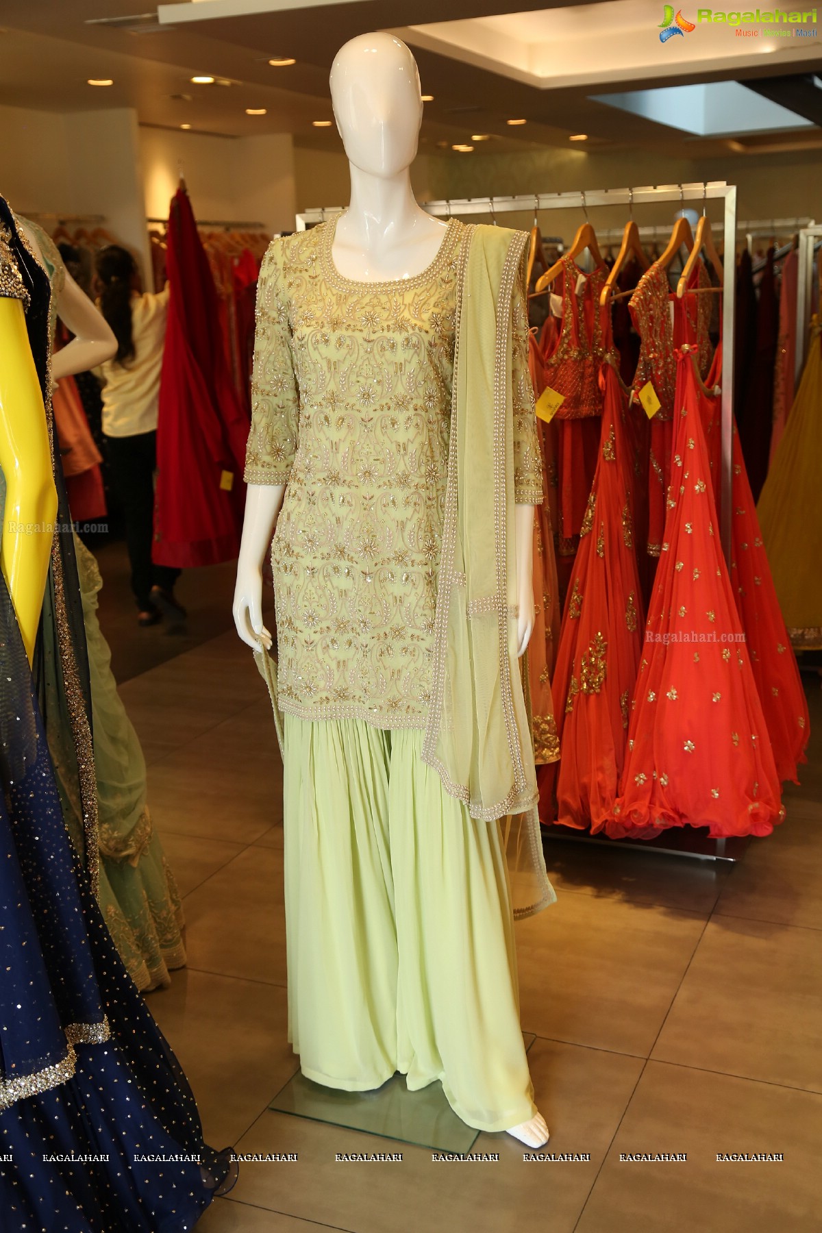 Launch of The Iridescent Bridal Collection by Designers Nimrit and Jyoti Gill at Anahita