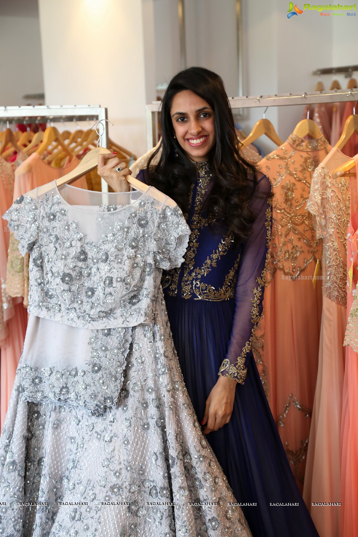 Launch of The Iridescent Bridal Collection by Designers Nimrit and Jyoti Gill at Anahita