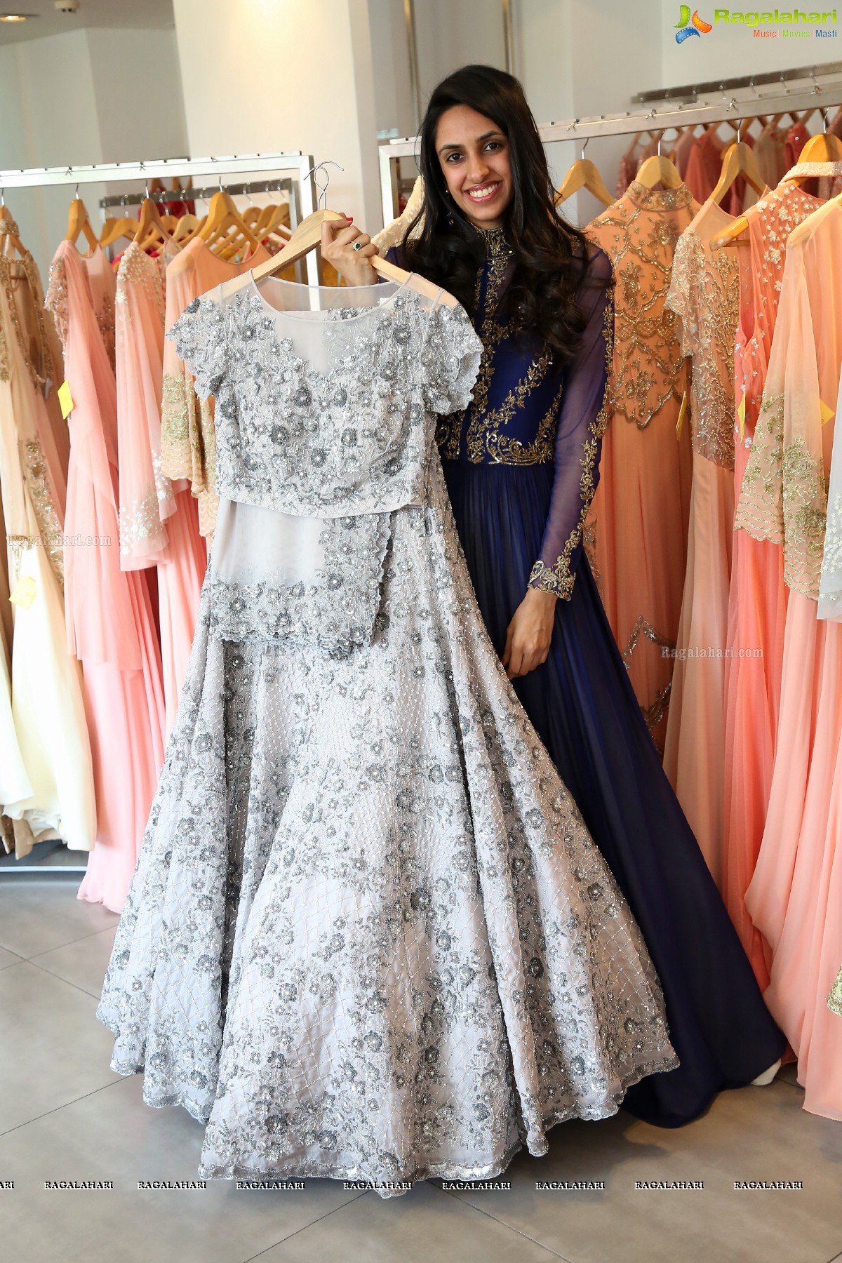 Launch of The Iridescent Bridal Collection by Designers Nimrit and Jyoti Gill at Anahita