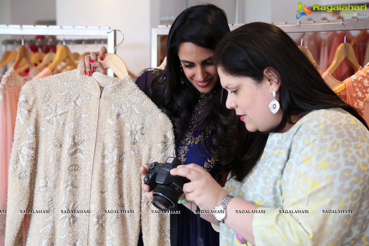 Launch of The Iridescent Bridal Collection by Designers Nimrit and Jyoti Gill at Anahita