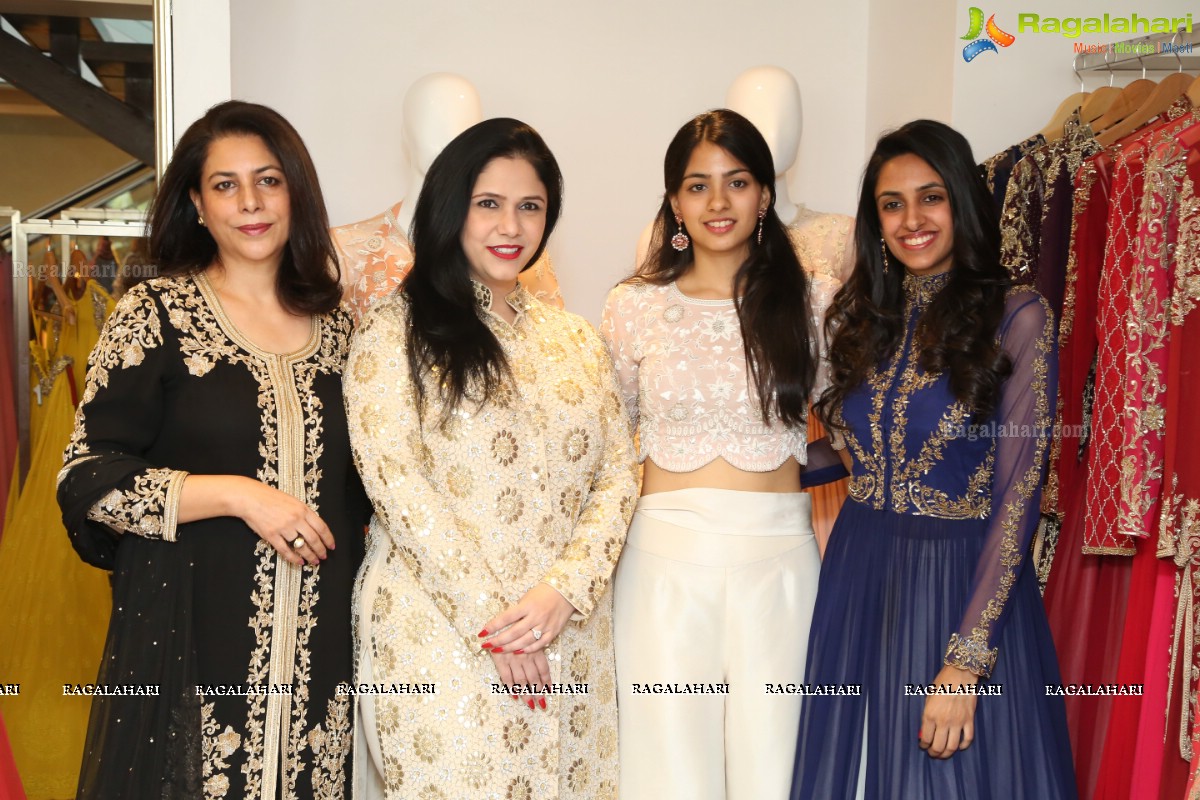 Launch of The Iridescent Bridal Collection by Designers Nimrit and Jyoti Gill at Anahita