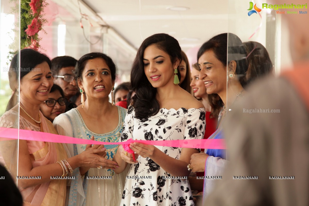 Grand Launch of Anoo's Salon and Clinic by Ritu Varma in Vizag