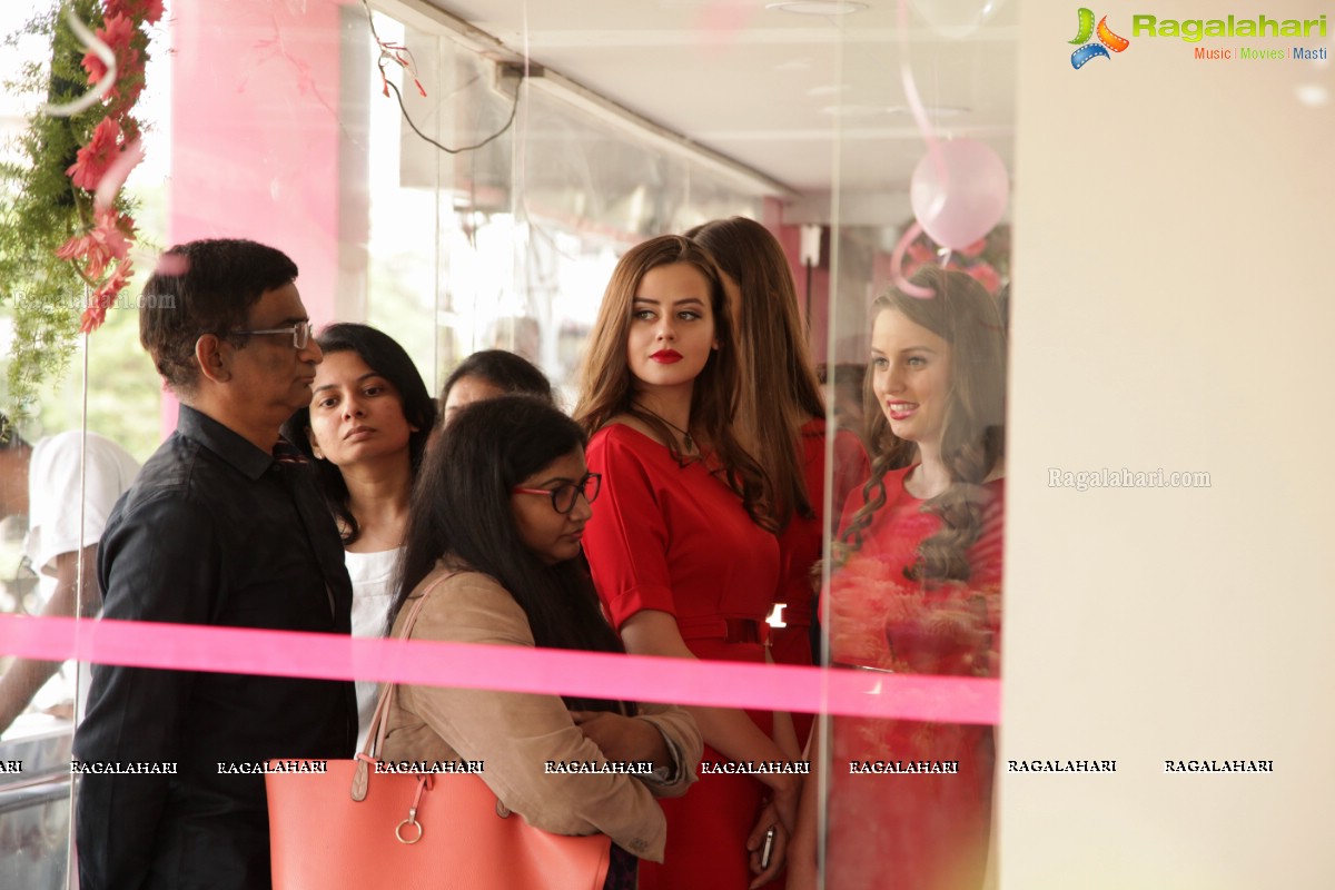 Grand Launch of Anoo's Salon and Clinic by Ritu Varma in Vizag