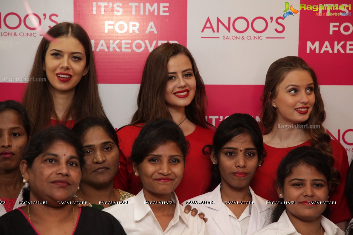 Grand Launch of Anoo's Salon and Clinic by Ritu Varma in Vizag