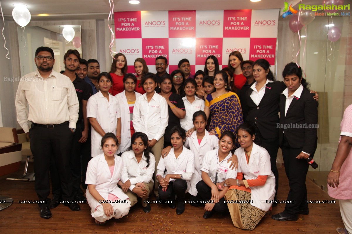 Grand Launch of Anoo's Salon and Clinic by Ritu Varma in Vizag