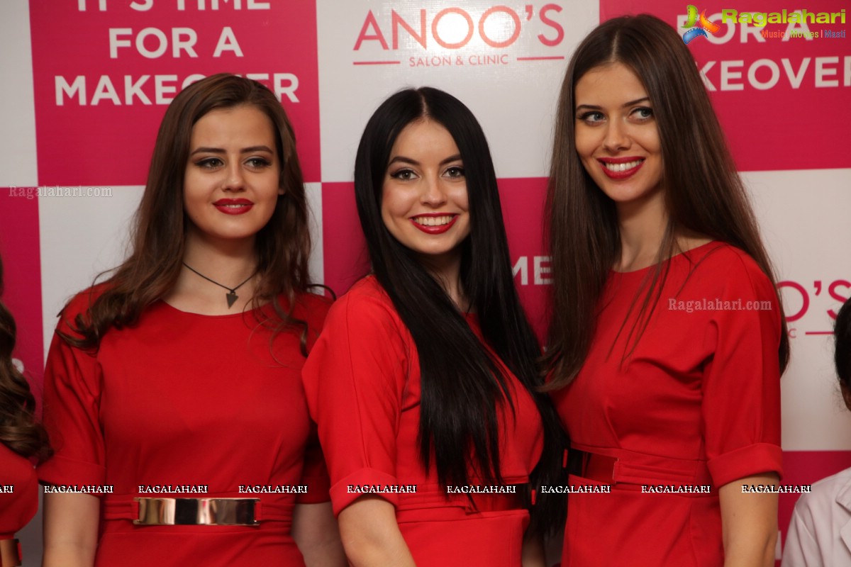 Grand Launch of Anoo's Salon and Clinic by Ritu Varma in Vizag