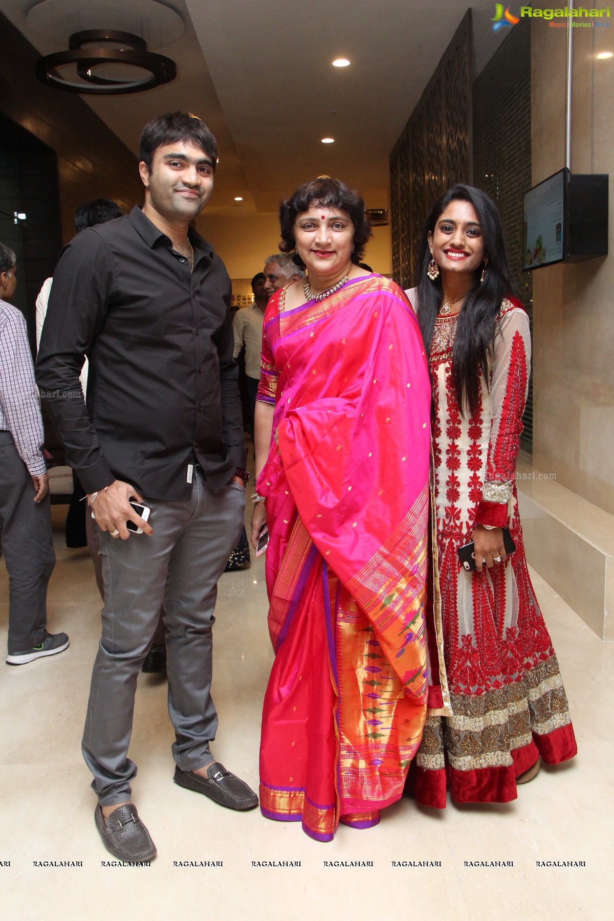 Engagement of Aparna Reddy (Daughter of TDP Leader M Arvind Kumar Goud) with Ritesh Reddy at Westin, Hyderabad