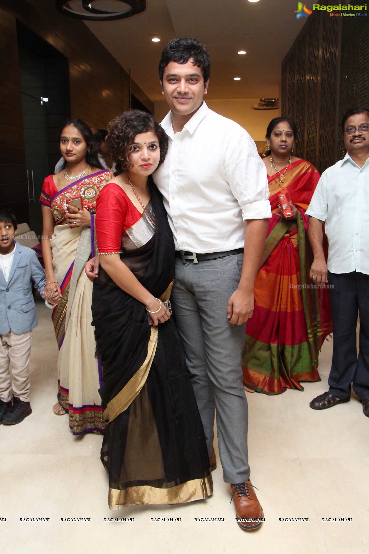 Engagement of Aparna Reddy (Daughter of TDP Leader M Arvind Kumar Goud) with Ritesh Reddy at Westin, Hyderabad