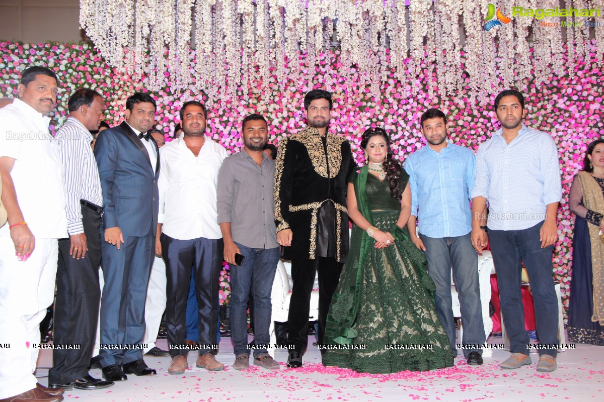 Engagement of Aparna Reddy (Daughter of TDP Leader M Arvind Kumar Goud) with Ritesh Reddy at Westin, Hyderabad