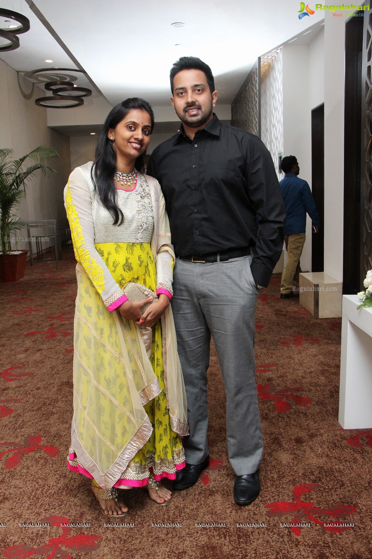 Engagement of Aparna Reddy (Daughter of TDP Leader M Arvind Kumar Goud) with Ritesh Reddy at Westin, Hyderabad