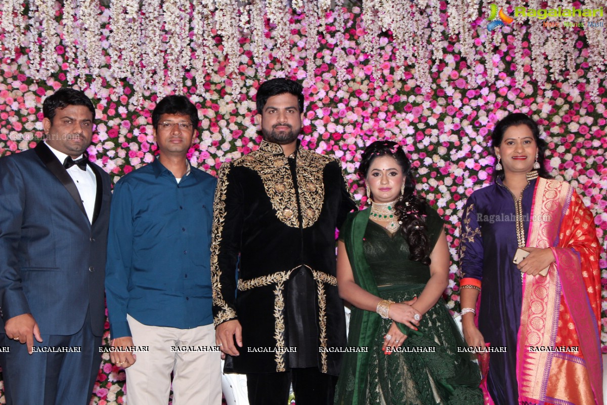 Engagement of Aparna Reddy (Daughter of TDP Leader M Arvind Kumar Goud) with Ritesh Reddy at Westin, Hyderabad