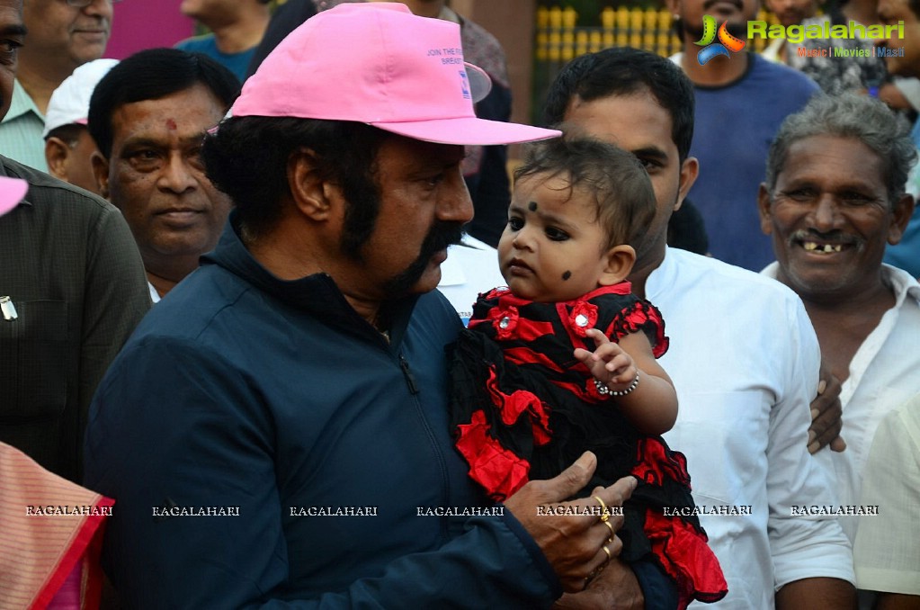 Basavatarakam Cancer Hospital Breast Cancer Awareness Walk at KBR Park