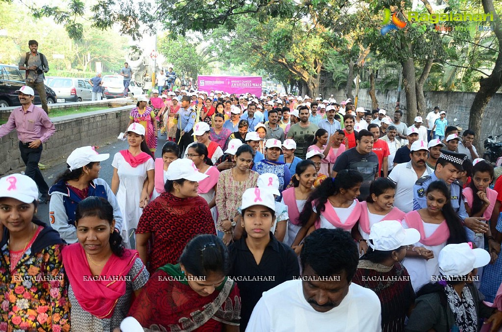 Basavatarakam Cancer Hospital Breast Cancer Awareness Walk at KBR Park