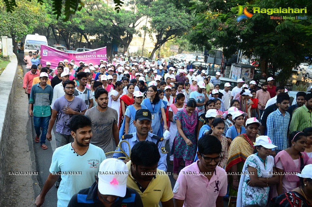 Basavatarakam Cancer Hospital Breast Cancer Awareness Walk at KBR Park