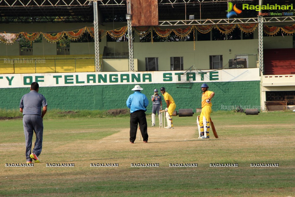 Grand Finals of BJYM T20 Cricket League at LB Stadium, Hyderabad