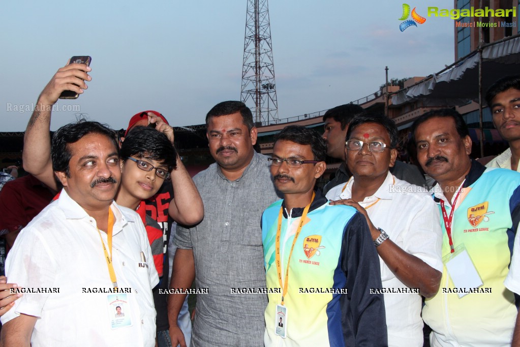 Grand Finals of BJYM T20 Cricket League at LB Stadium, Hyderabad