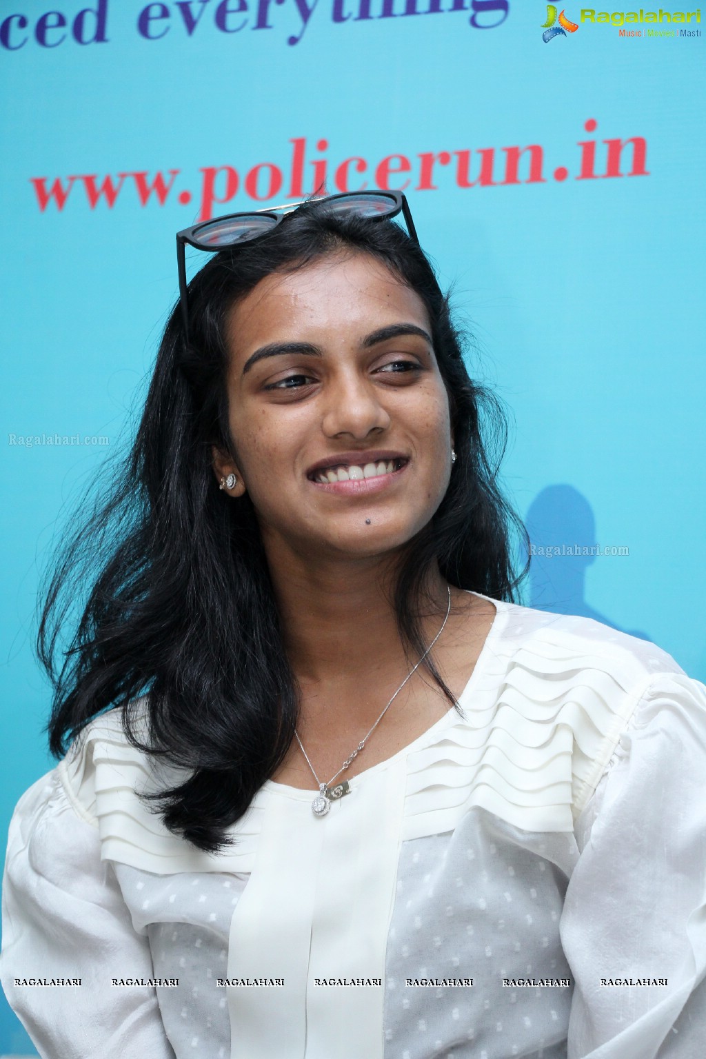 PV Sindhu unveiled T-Shirts and Medals of First Indian Police Martys Memorial Run, Hyderabad