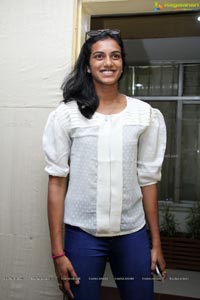 PV Sindhu at DGP Office