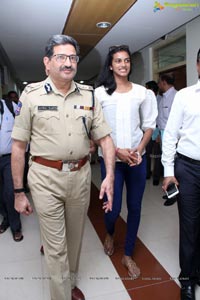 PV Sindhu at DGP Office