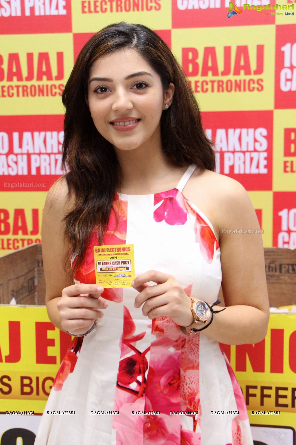 Diwali Bumper Draw at Bajaj Electronics by Mehreen Kaur Pirzada