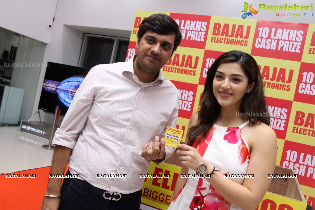 Diwali Bumper Draw at Bajaj Electronics by Mehreen Kaur Pirzada