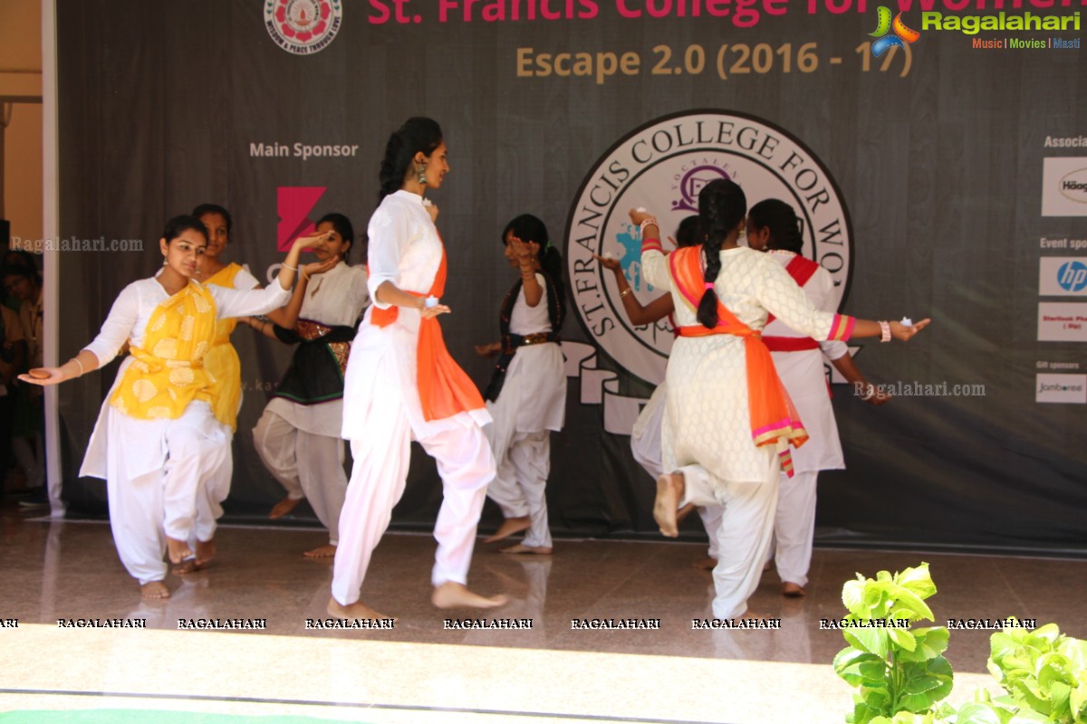 St. Francis College for Women Escape 2.0 Fest at Begumpet, Hyderabad