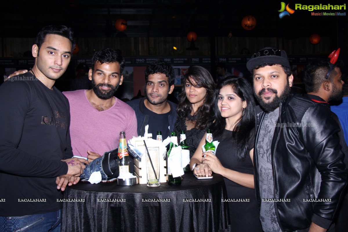 Halloween Celebrations 2016 at Playboy Club, Hyderabad