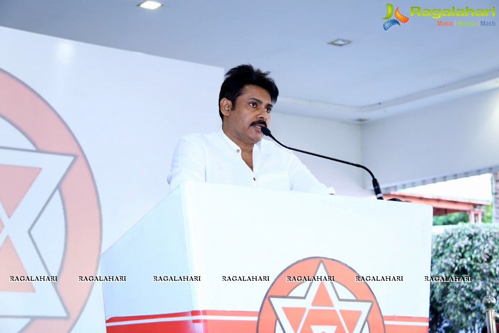 Jana Sena Press Meet by Pawan Kalyan