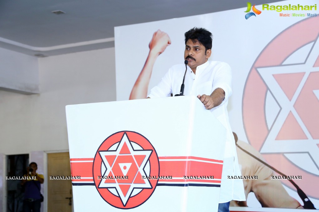 Jana Sena Press Meet by Pawan Kalyan