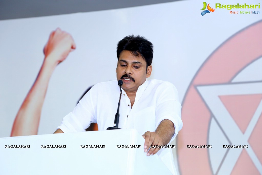 Jana Sena Press Meet by Pawan Kalyan